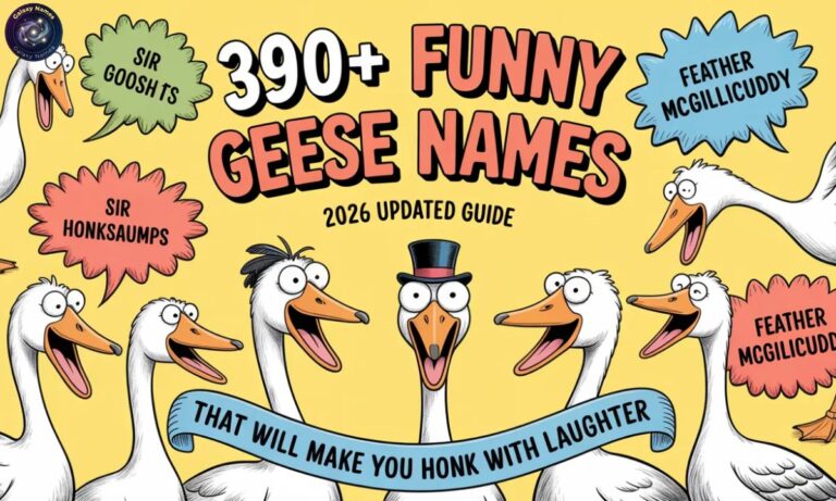 390+ Funny Geese Names 2026 Updated Guide That Will Make You Honk With Laughter
