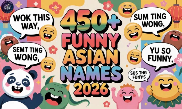 450+Funny Asian Names Ideas 2026 to Make Everyone Laugh & Remember