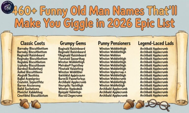 460+ Funny Old Man Names That’ll Make You Giggle in 2026 Epic List
