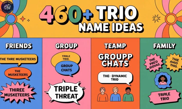 460+Trio Name Ideas For Friends, Group Chats, Teams & Family