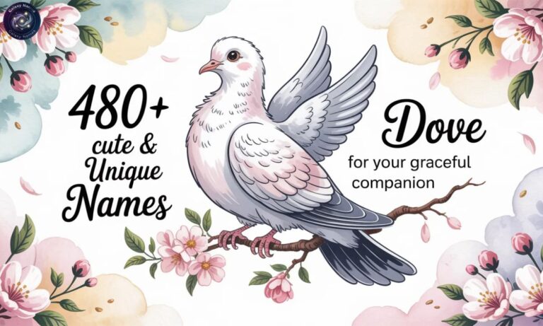 480+ Cute & Unique Dove Names for Your Graceful Companio
