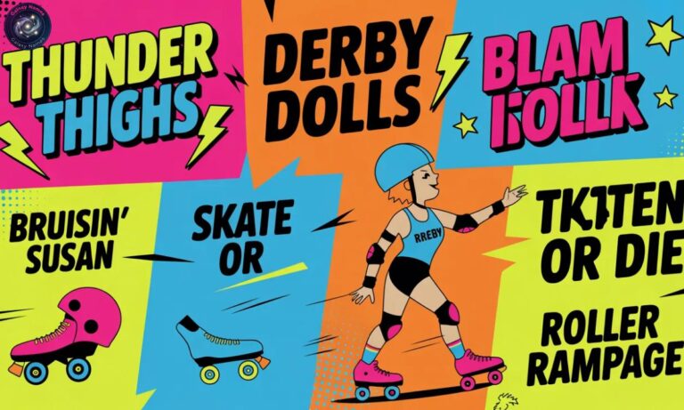 480+Roller Derby Names For Teams And Skater Names For Players