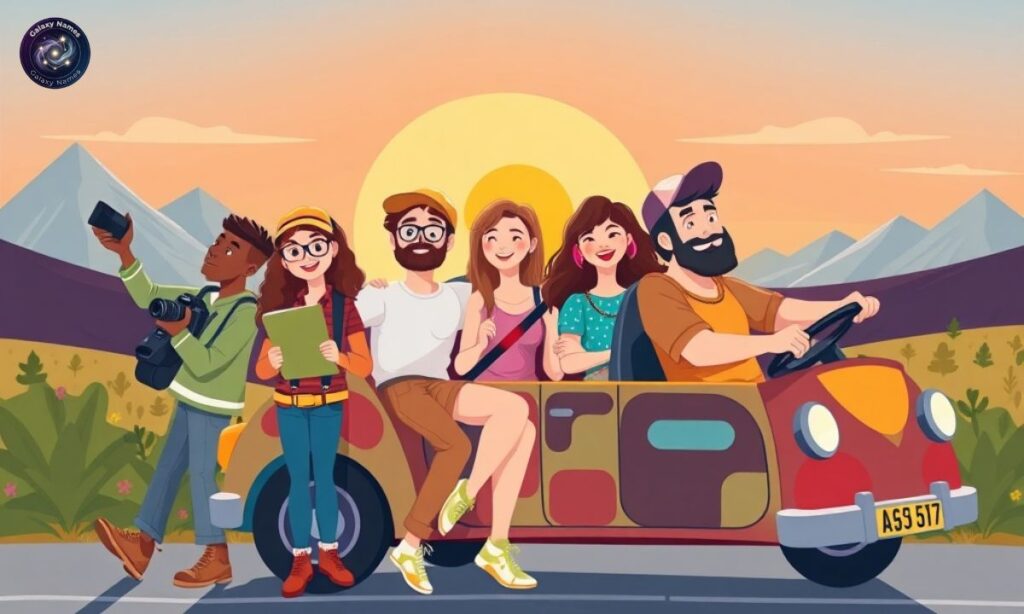 5-Person Team Names for Road Trips