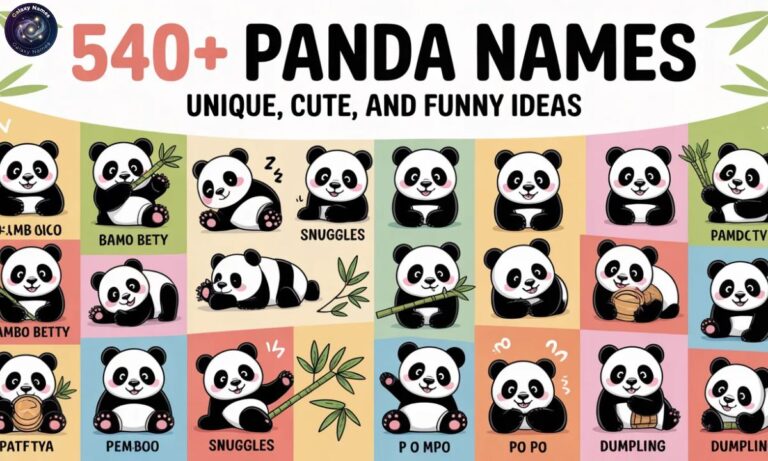 540+Panda Names Unique, Cute, and Funny Ideas