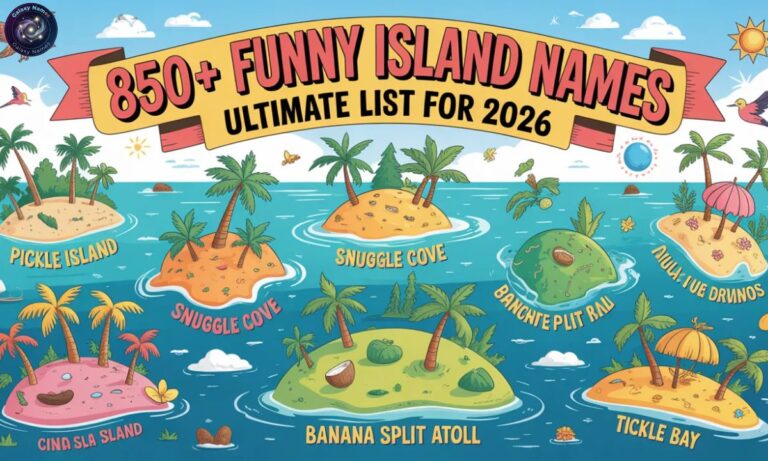 850+ Funny Island Names Ultimate List for 2026