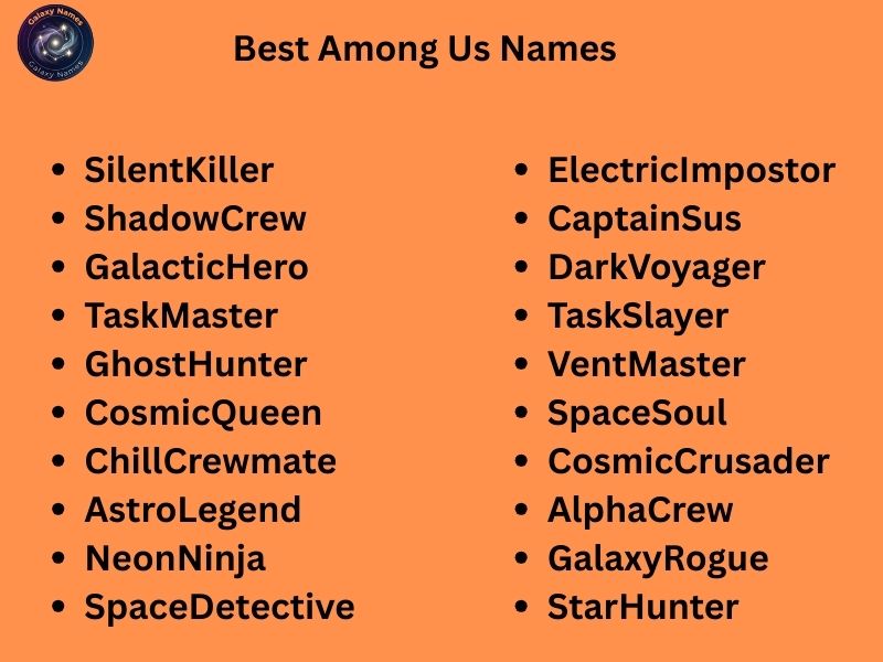 Best Among Us Names