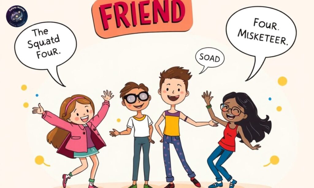 Best Friend Group Names For 4 Friends
