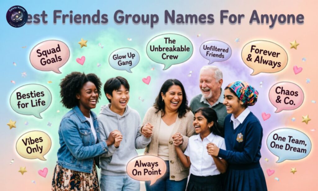 Best Friends Group Names For Anyone 