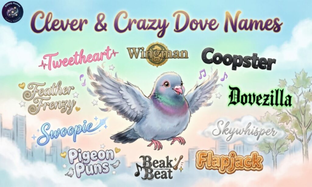 Clever & Crazy Dove Name