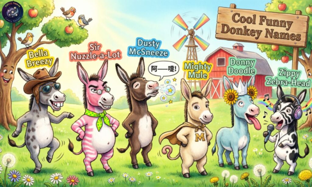 Cool Funny Donkey Names
