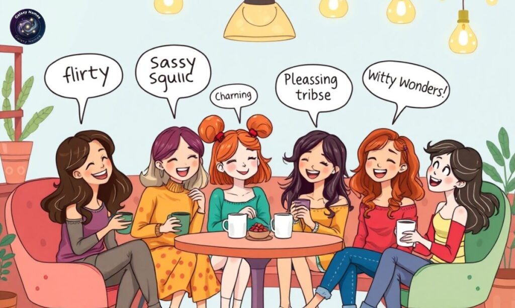 Flirty Group Names for 6 Friends