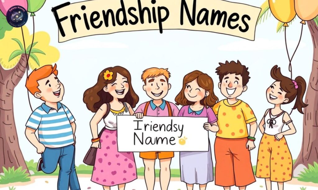Friendship Names for a Group of Five