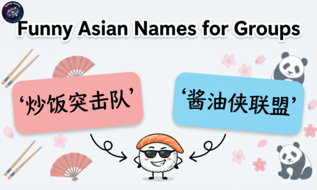 Funny Asian Names for Groups