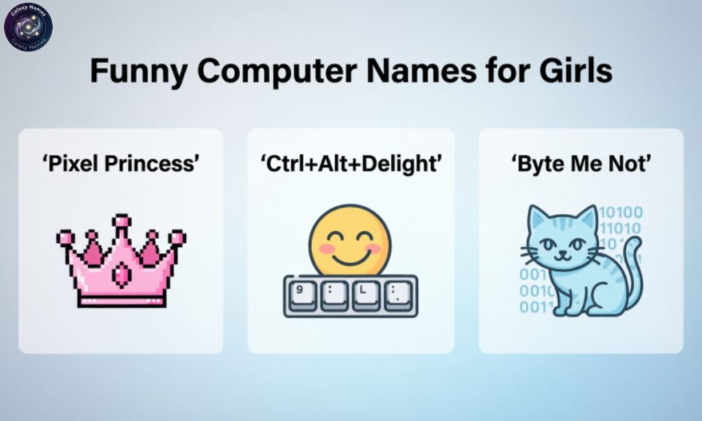 Funny Computer Names for Girls