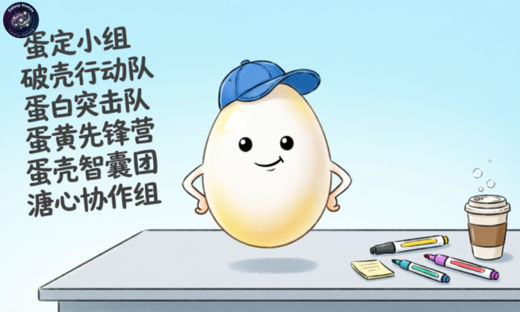 Funny Egg Names for Office Teams