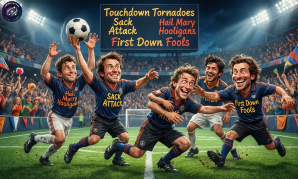 Funny Fantasy Football Team Names Based on Football Terms