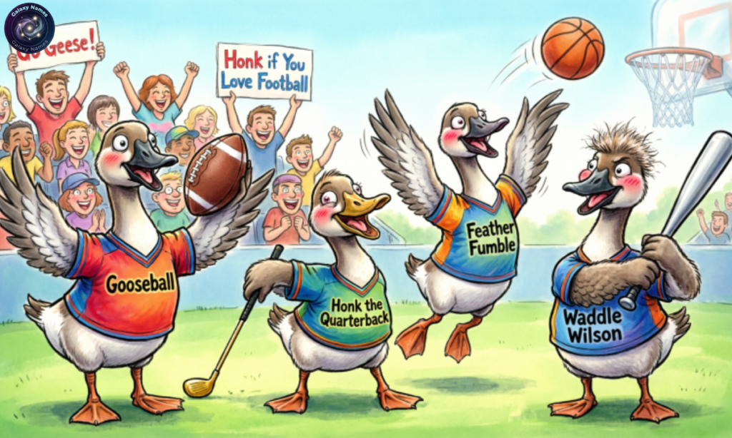 Funny Goose Names for Sports Fans