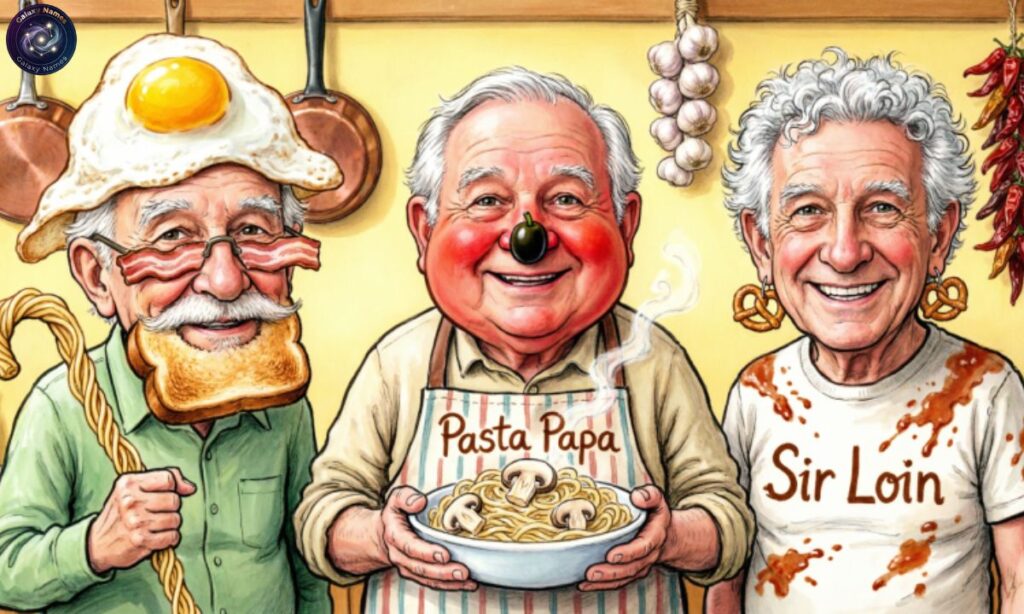 Funny Old Man Names with Food Themes