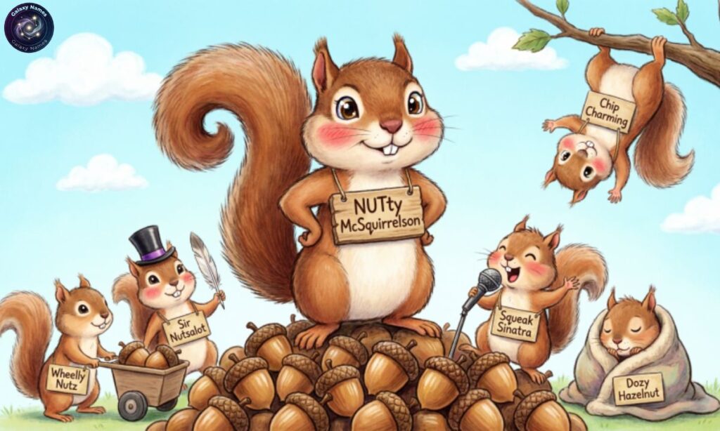 Funny Squirrel Names Puns
