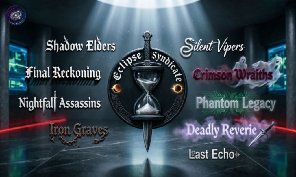 Good Senior Assassin Team Names