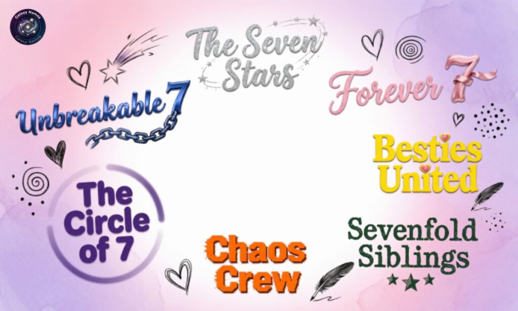 Group Names For 7 Best Friends