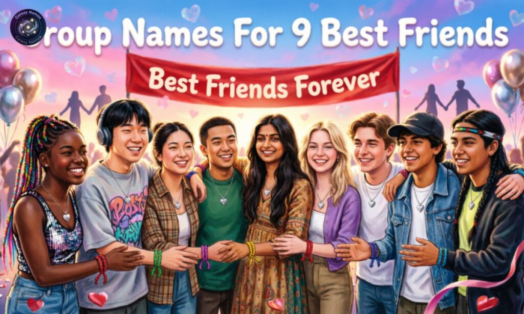 Group Names For 9 Best Friends