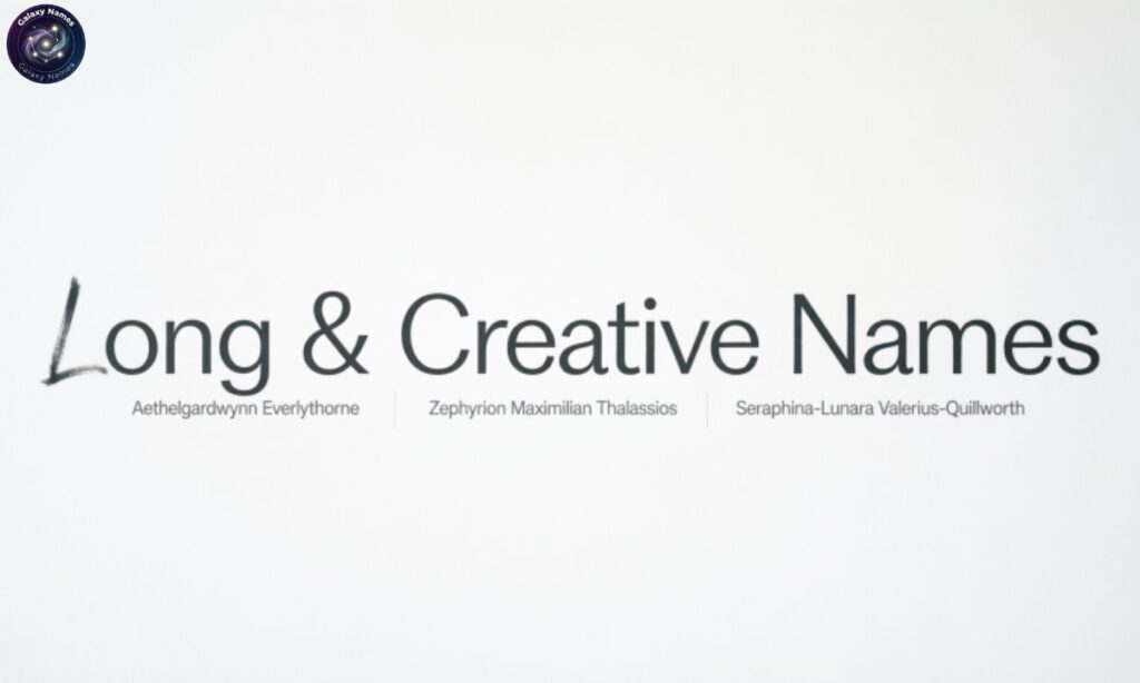 Long & Creative Names
