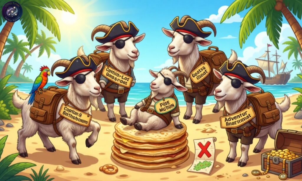 Pirate & Adventurer Funny Goat Names