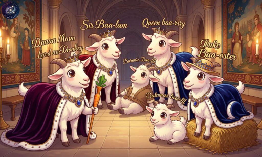 Royal & Fancy Funny Goat Names