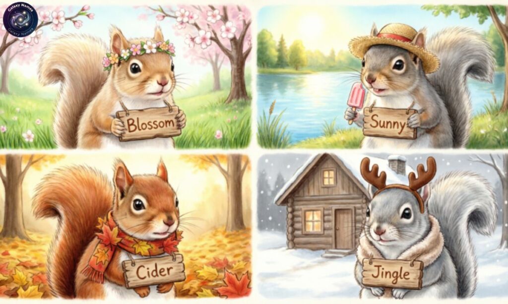Seasonal & Holiday Squirrel Names