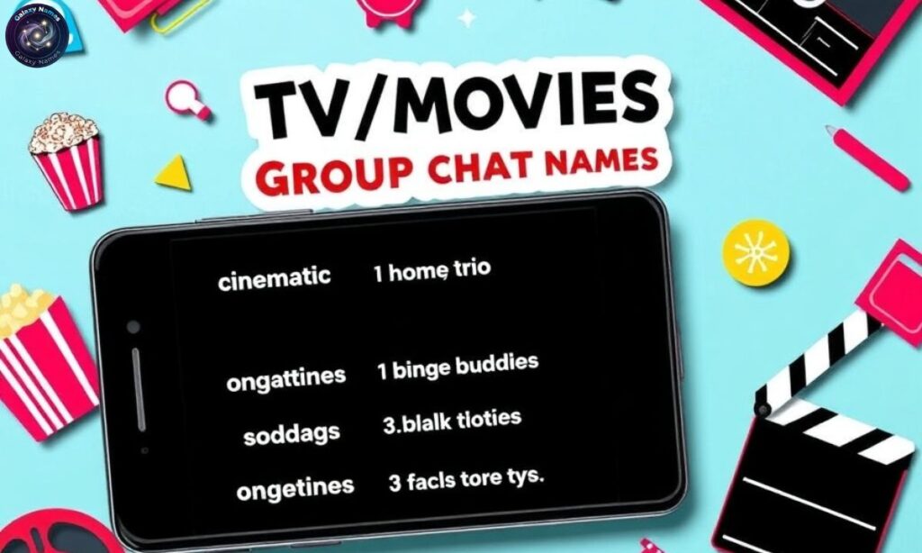 TVMovies Group Chat Names For 3
