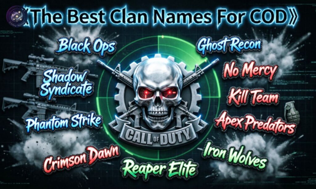The Best Clan Names For COD