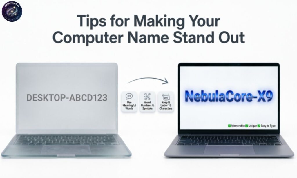 Tips for Making Your Computer Name Stand Out