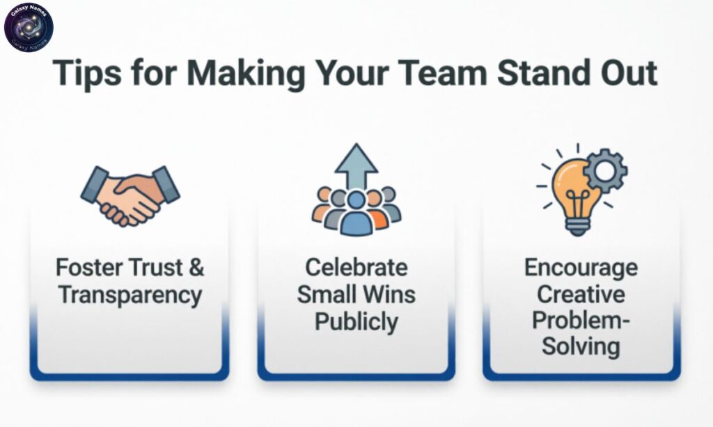 Tips for Making Your Team Stand Out
