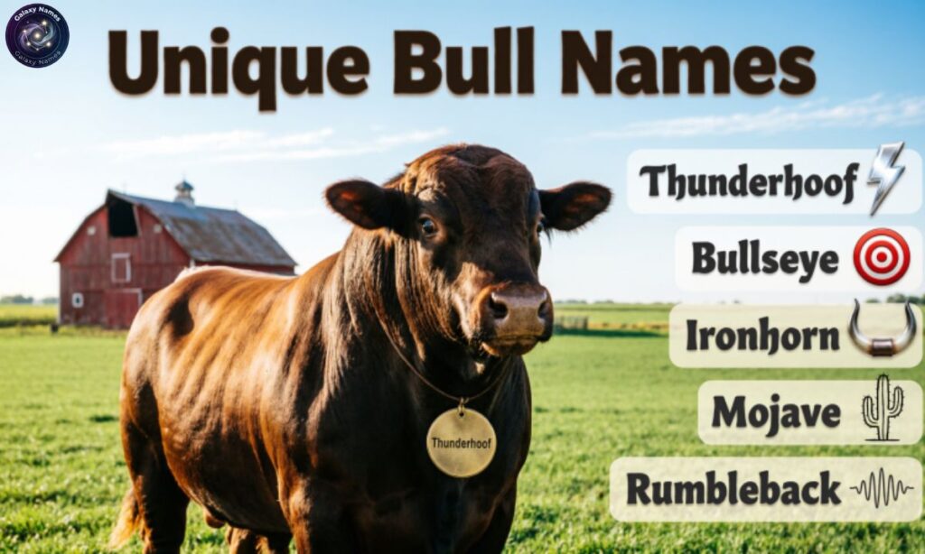Unique Bull Names