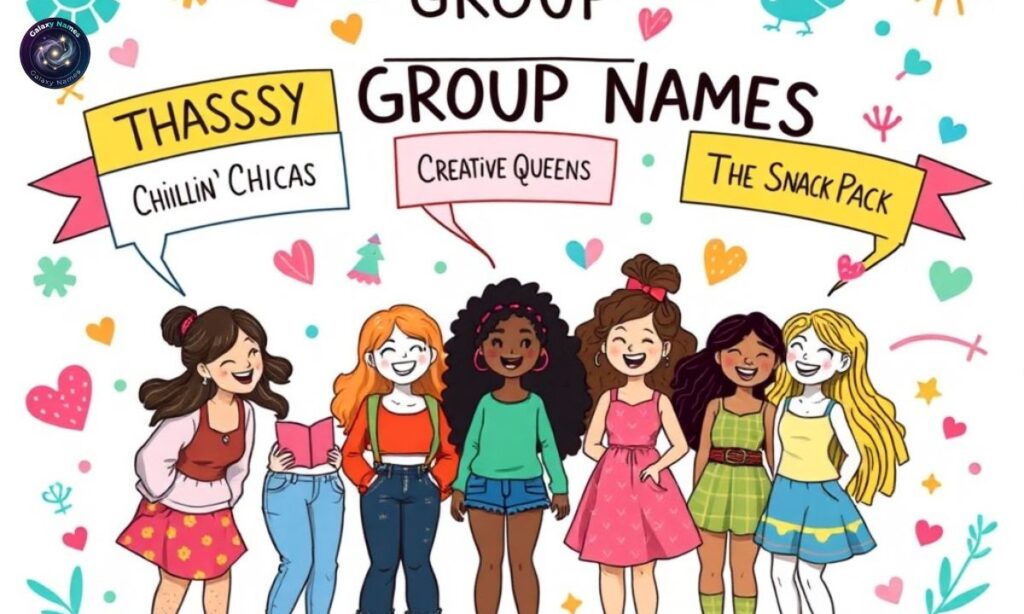 Unique Group Names for 6 Friends Funny & Creative Girl