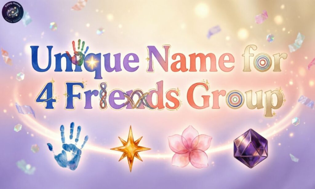 Unique Name for 4 Friends Group