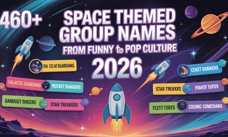460+Space Themed Group Names From Funny To Pop Culture 2026
