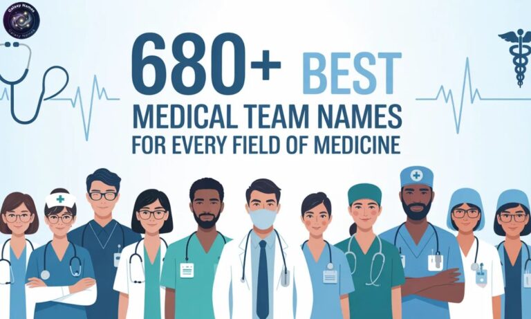 680+Best Medical Team Names For Every Field Of Medicine