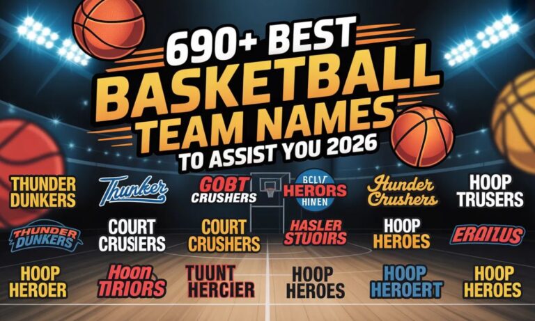 690+Best Basketball Team Names To Assist You 2026