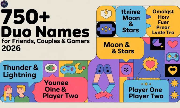 750+ Duo Names for Friends, Couples & Gamers 2026