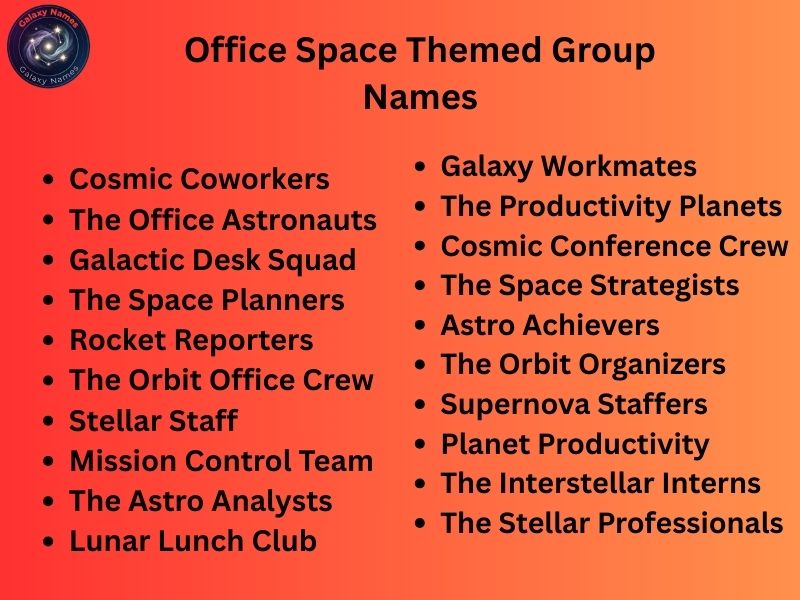 Office Space Themed Group Names
