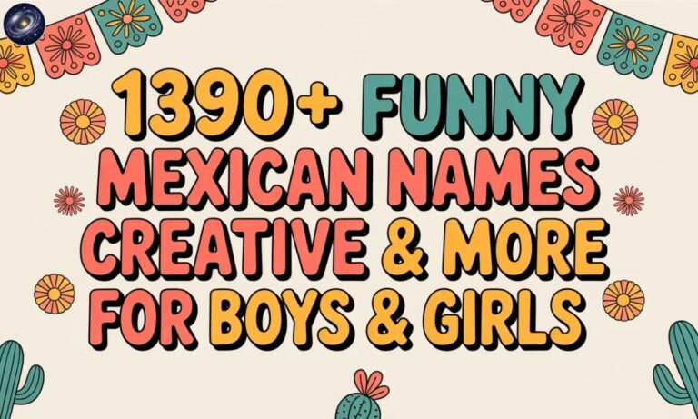 1390+ Funny Mexican Names Creative & More For Boys & Girls