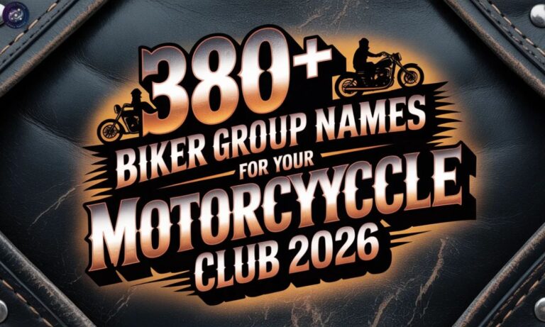 380+ Biker Group Names for Your Motorcycle Club 2026