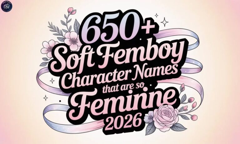 650+ Soft Femboy Character Names That Are So Feminine 2026
