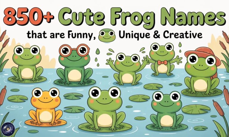 850+ Cute Frog Names That are Funny, Unique & Creative