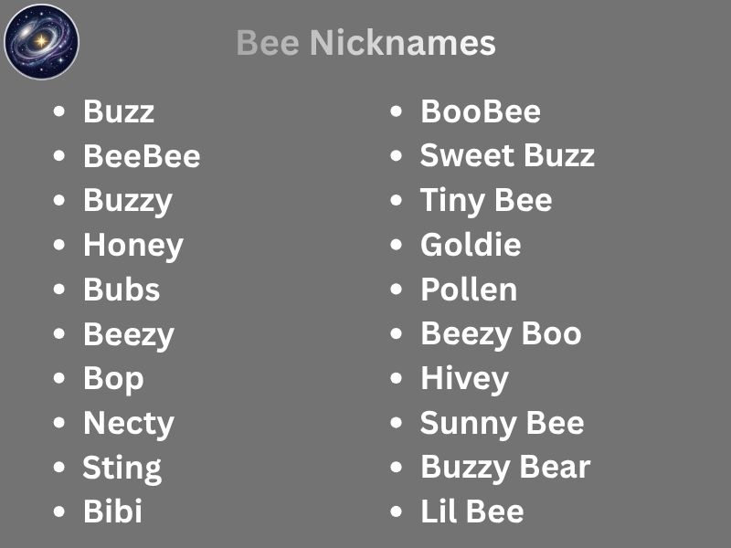 Bee Nicknames