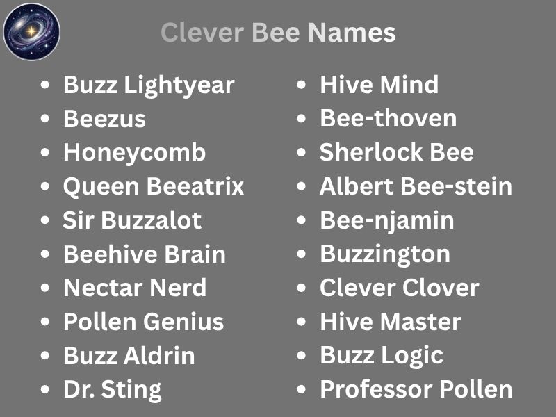 Clever Bee Names