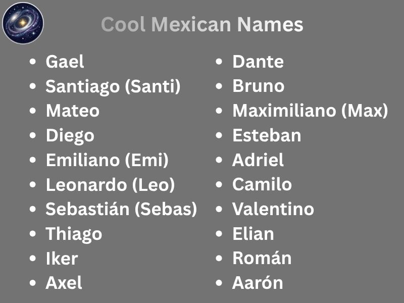 Cool Mexican Names