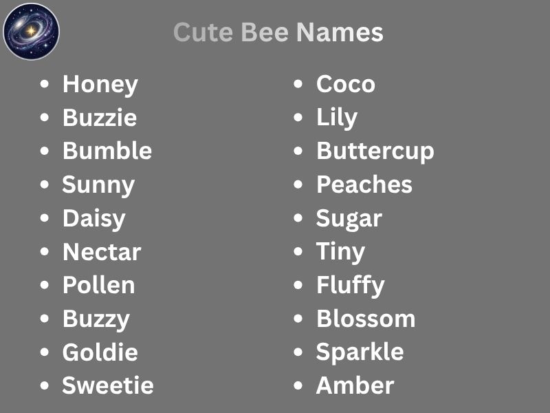 Cute Bee Names